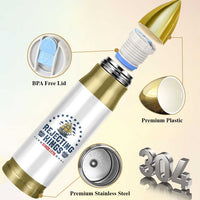 Rejecting Kings Since 1776 Bullet Tumbler Vintage Patriotic Ship No King In America