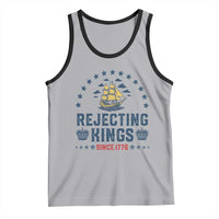 Rejecting Kings Since 1776 Tank Top Vintage Patriotic Ship No King In America