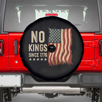 No Kings Since 1776 Spare Tire Cover Patriotic 4th Of July Distressed American Flag - Wonder Print Shop