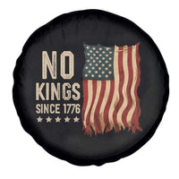 No Kings Since 1776 Spare Tire Cover Patriotic 4th Of July Distressed American Flag - Wonder Print Shop