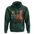 No Kings Since 1776 Hoodie Patriotic 4th Of July Distressed American Flag - Wonder Print Shop