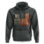 No Kings Since 1776 Hoodie Patriotic 4th Of July Distressed American Flag - Wonder Print Shop