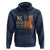 No Kings Since 1776 Hoodie Patriotic 4th Of July Distressed American Flag - Wonder Print Shop
