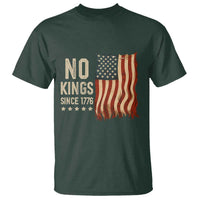 No Kings Since 1776 T Shirt Patriotic 4th Of July Distressed American Flag - Wonder Print Shop
