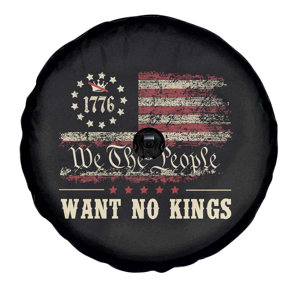 We The People Want No Kings Spare Tire Cover Retro June 14th Vintage 1776 Flag Patriotic - Wonder Print Shop