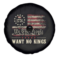 We The People Want No Kings Spare Tire Cover Retro June 14th Vintage 1776 Flag Patriotic - Wonder Print Shop
