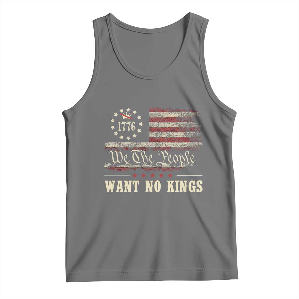 We The People Want No Kings Tank Top Retro June 14th Vintage 1776 Flag Patriotic - Wonder Print Shop