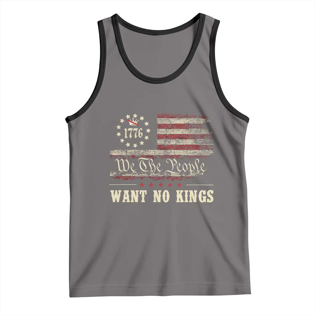 We The People Want No Kings Tank Top Retro June 14th Vintage 1776 Flag Patriotic - Wonder Print Shop