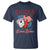 Chicka Boom Boom Patriotic Chicken T Shirt Funny Patriotic 4th of July Red White and Blue Farm - Wonder Print Shop