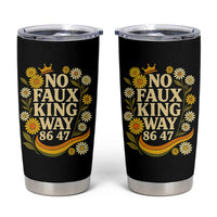 No Faux King Way 8647 Tumbler Cup Subtle Resist 70s Retro Floral - Wonder Print Shop