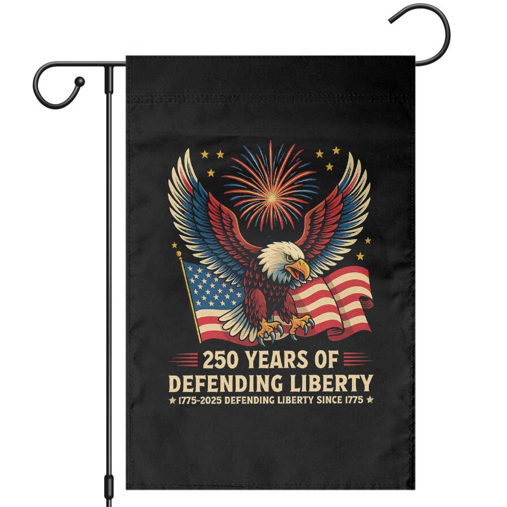 Patriotic Eagle US Army 250th Anniversary Garden Flag 250 Years of Defending Liberty 1775 2025 - Wonder Print Shop