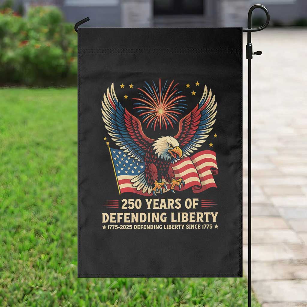 Patriotic Eagle US Army 250th Anniversary Garden Flag 250 Years of Defending Liberty 1775 2025 - Wonder Print Shop