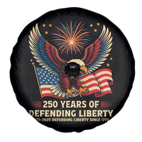 Patriotic Eagle US Army 250th Anniversary Spare Tire Cover 250 Years of Defending Liberty 1775 2025 - Wonder Print Shop