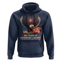 Patriotic Eagle US Army 250th Anniversary Hoodie 250 Years of Defending Liberty 1775 2025 - Wonder Print Shop