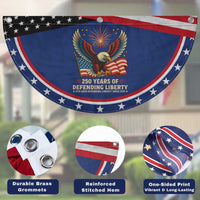 American Eagle US Army 250th Anniversary Patriotic Fan Flag 250 Years of Defending Liberty 1775 2025