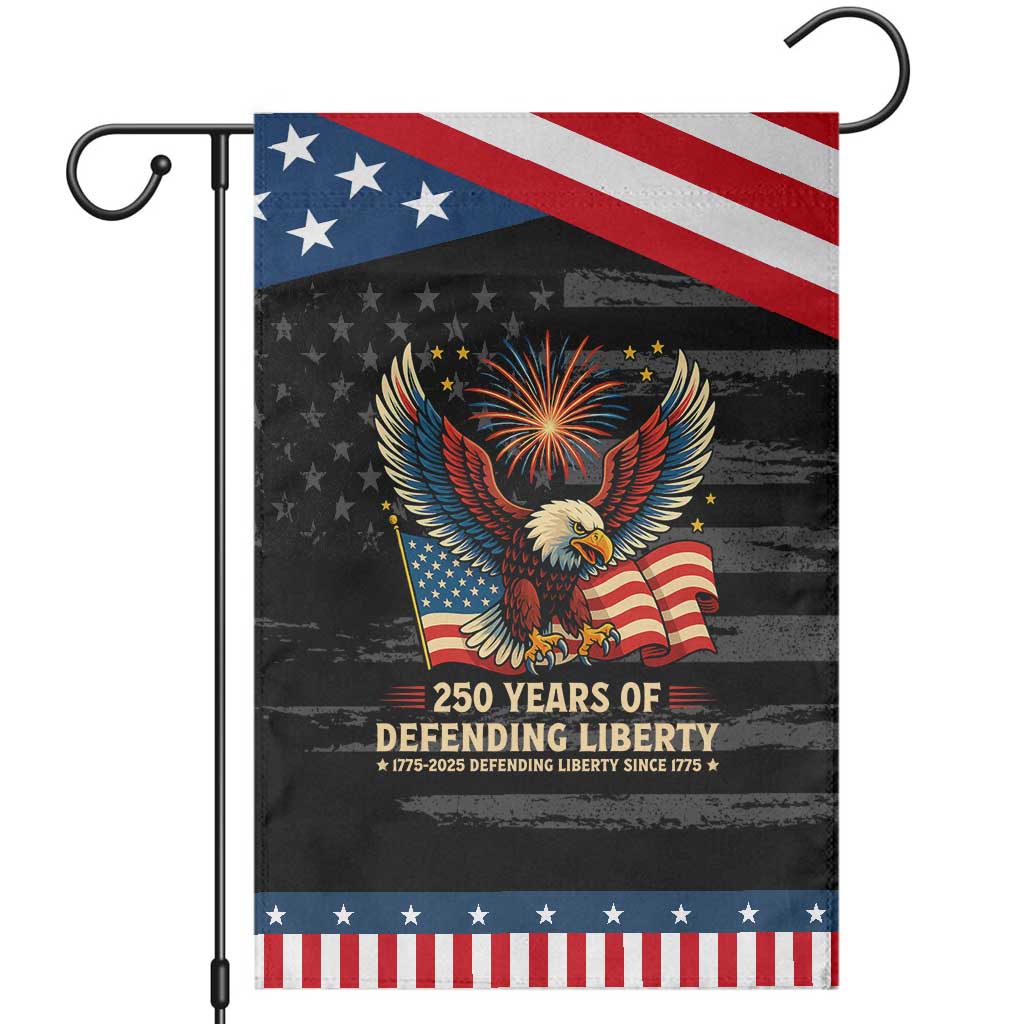 Patriotic Eagle US Army 250th Anniversary Garden Flag 250 Years of Defending Liberty 1775 2025