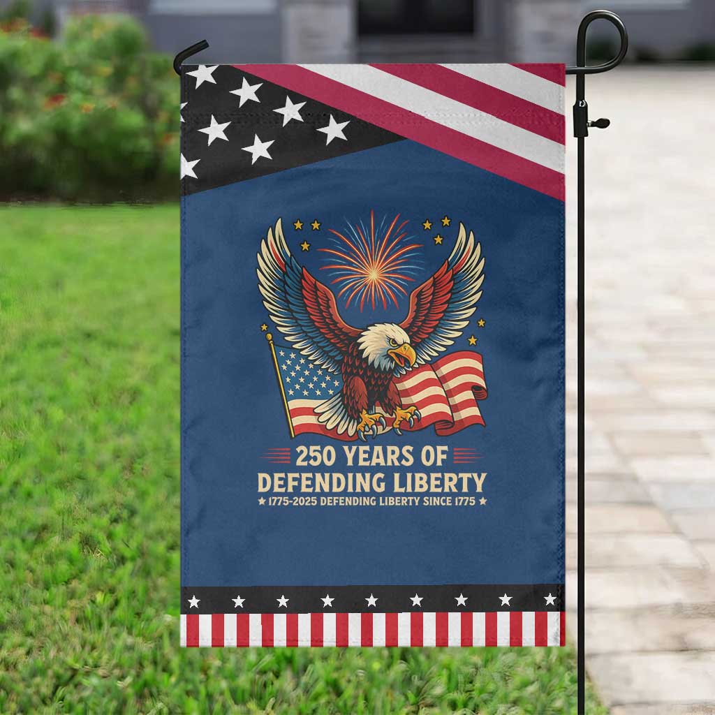 Patriotic Eagle US Army 250th Anniversary Garden Flag 250 Years of Defending Liberty 1775 2025