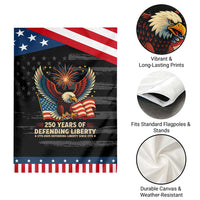Patriotic Eagle US Army 250th Anniversary Garden Flag 250 Years of Defending Liberty 1775 2025