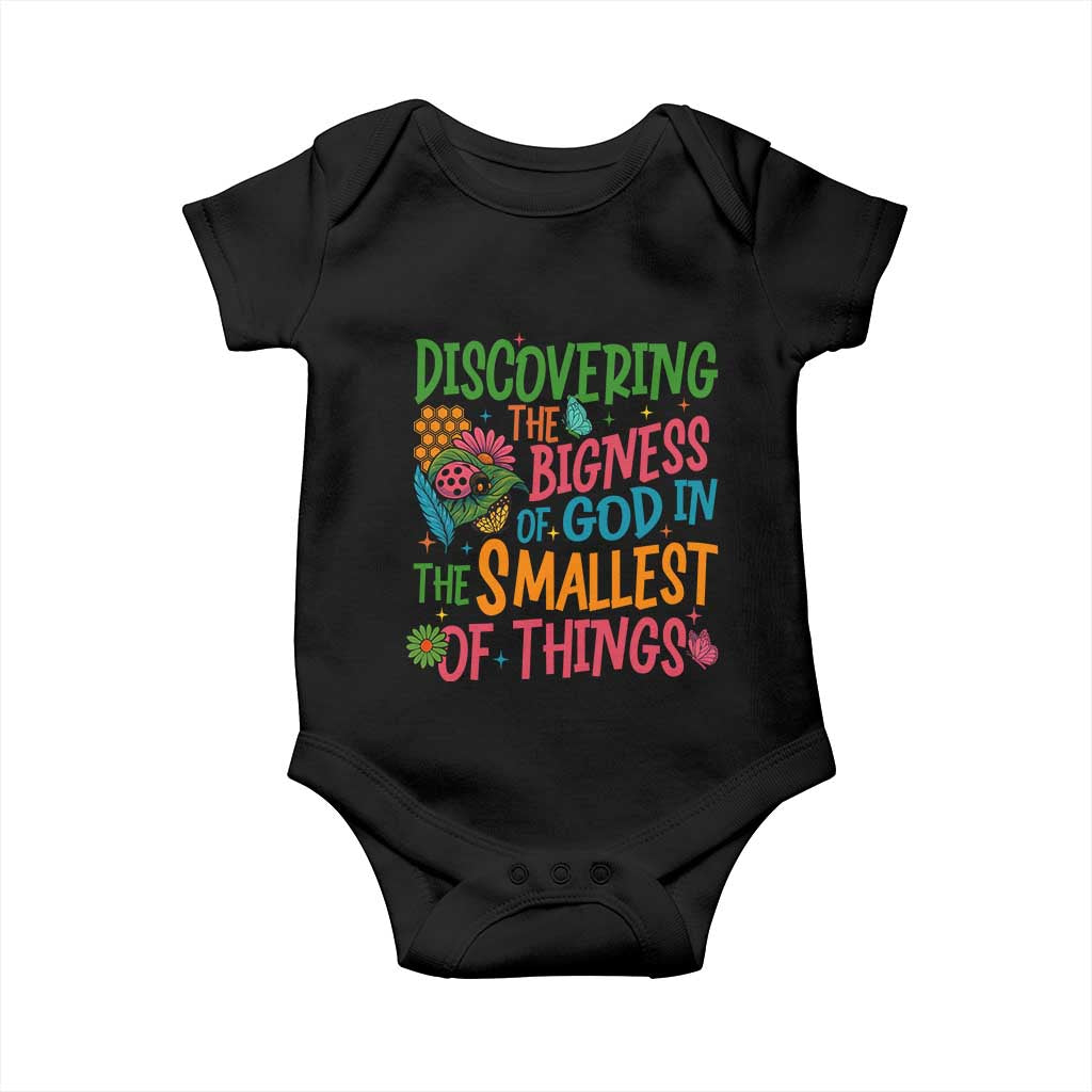 VBS 2025 Insects Adventure Baby Onesie Discovering the Bigness of God in the Smallest of Things - Wonder Print Shop
