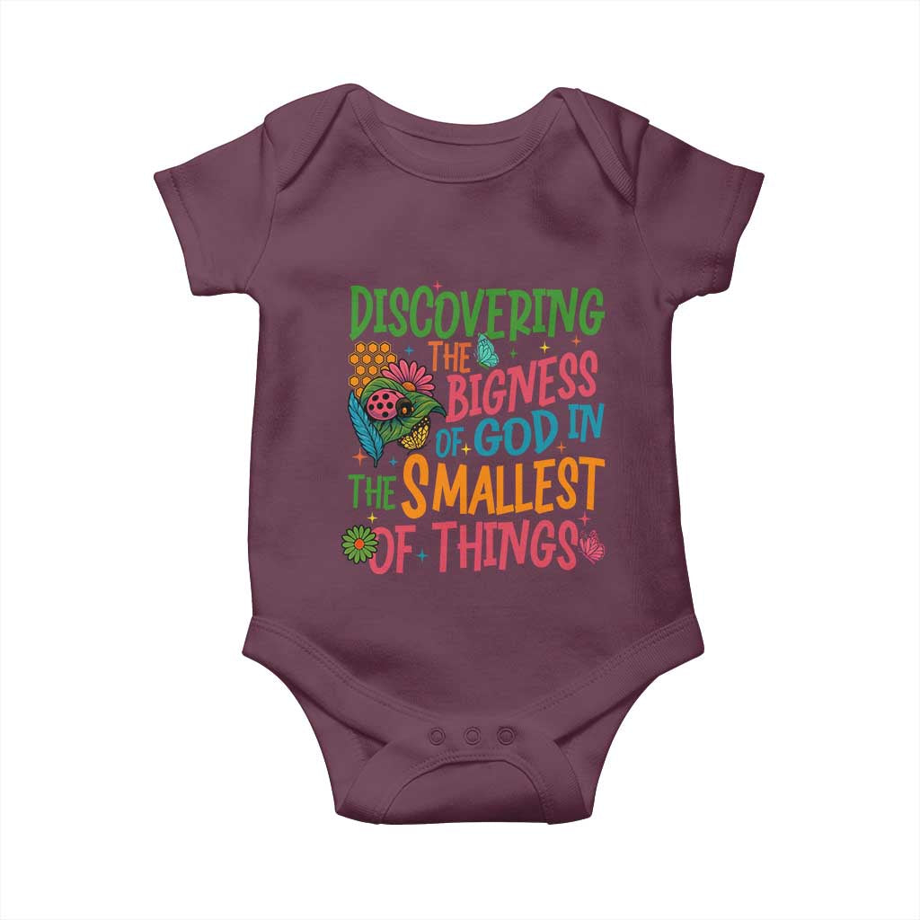 VBS 2025 Insects Adventure Baby Onesie Discovering the Bigness of God in the Smallest of Things - Wonder Print Shop