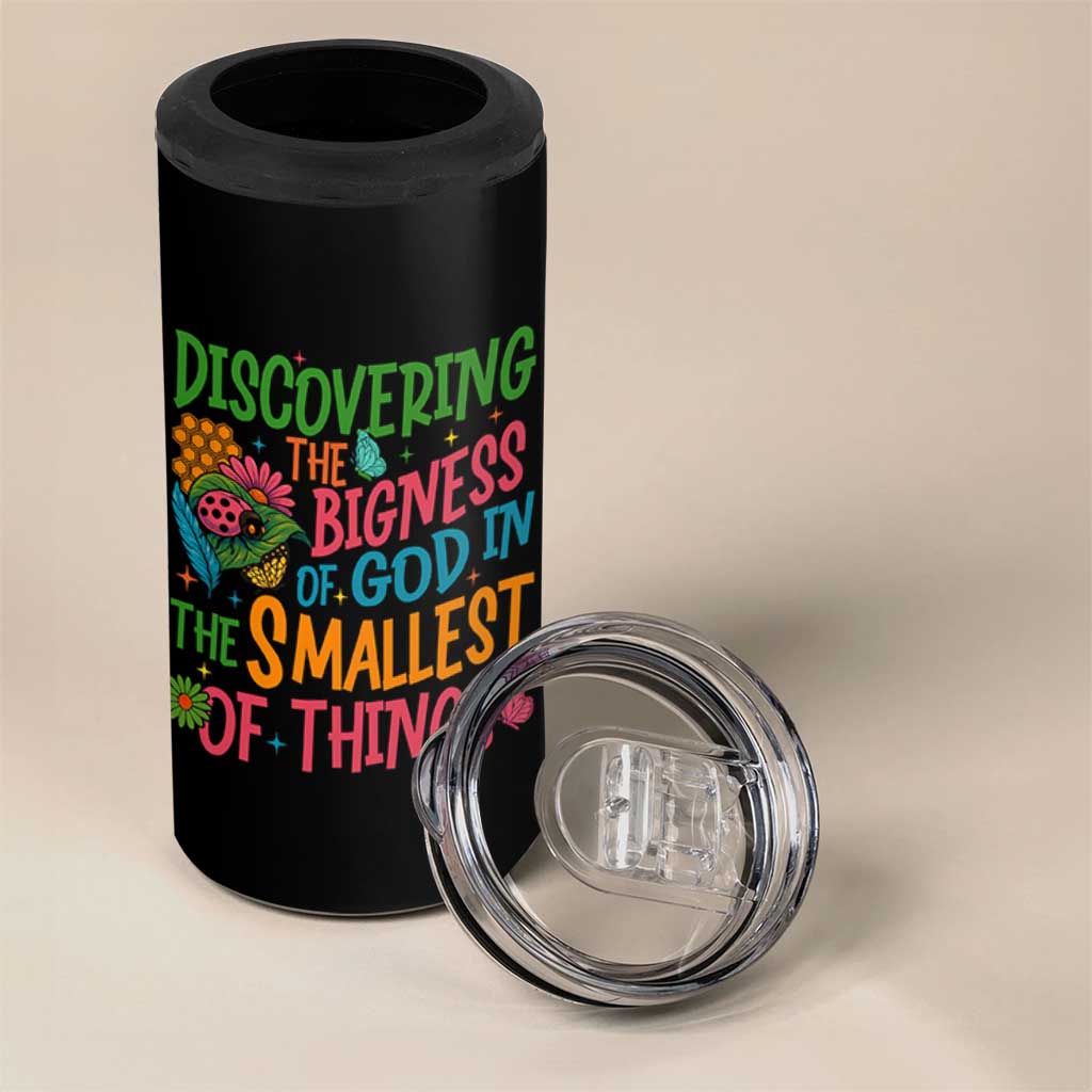 VBS 2025 Insects Adventure 4 in 1 Can Cooler Tumbler Discovering the Bigness of God in the Smallest of Things - Wonder Print Shop