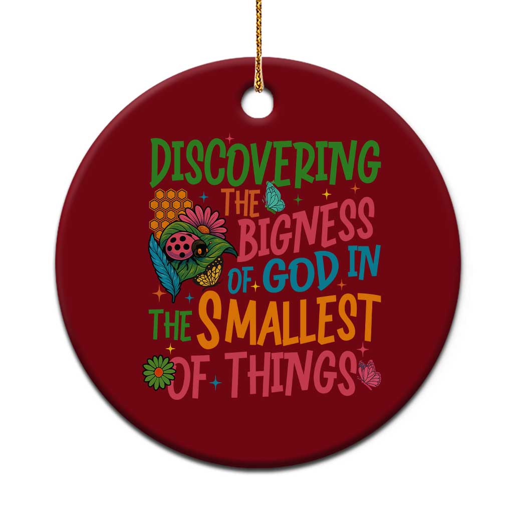 VBS 2025 Insects Adventure Ceramic Ornament Discovering the Bigness of God in the Smallest of Things - Wonder Print Shop