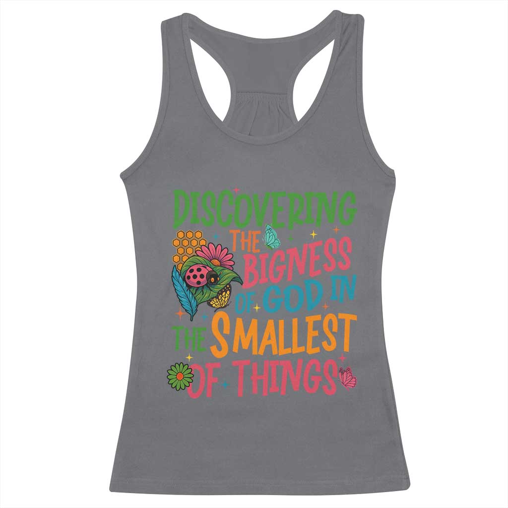 VBS 2025 Insects Adventure Racerback Tank Top Discovering the Bigness of God in the Smallest of Things - Wonder Print Shop