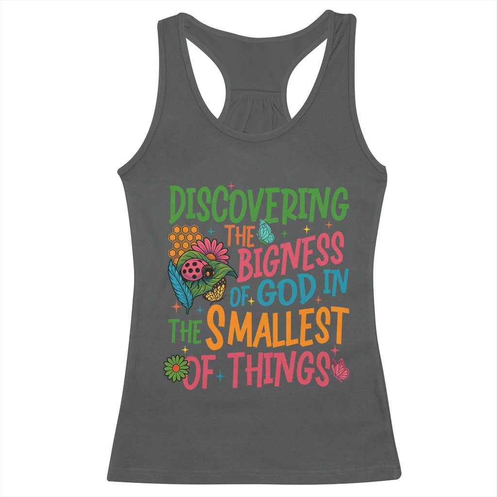 VBS 2025 Insects Adventure Racerback Tank Top Discovering the Bigness of God in the Smallest of Things - Wonder Print Shop