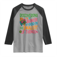 VBS 2025 Insects Adventure Raglan Shirt Discovering the Bigness of God in the Smallest of Things - Wonder Print Shop