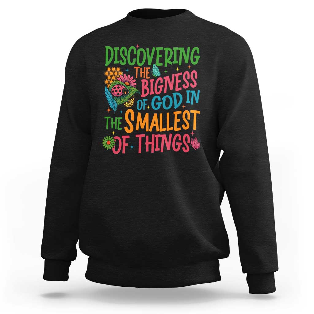 VBS 2025 Insects Adventure Sweatshirt Discovering the Bigness of God in the Smallest of Things - Wonder Print Shop