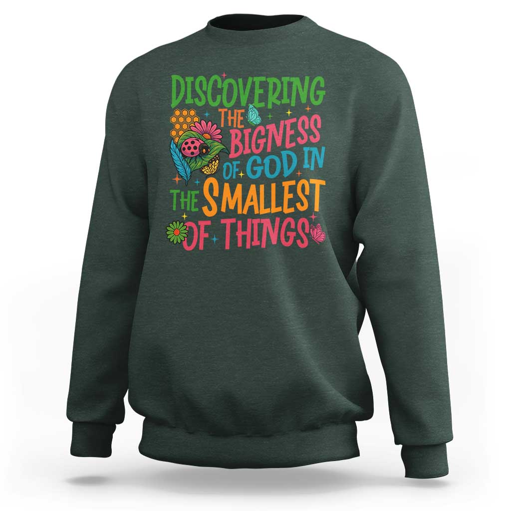VBS 2025 Insects Adventure Sweatshirt Discovering the Bigness of God in the Smallest of Things - Wonder Print Shop