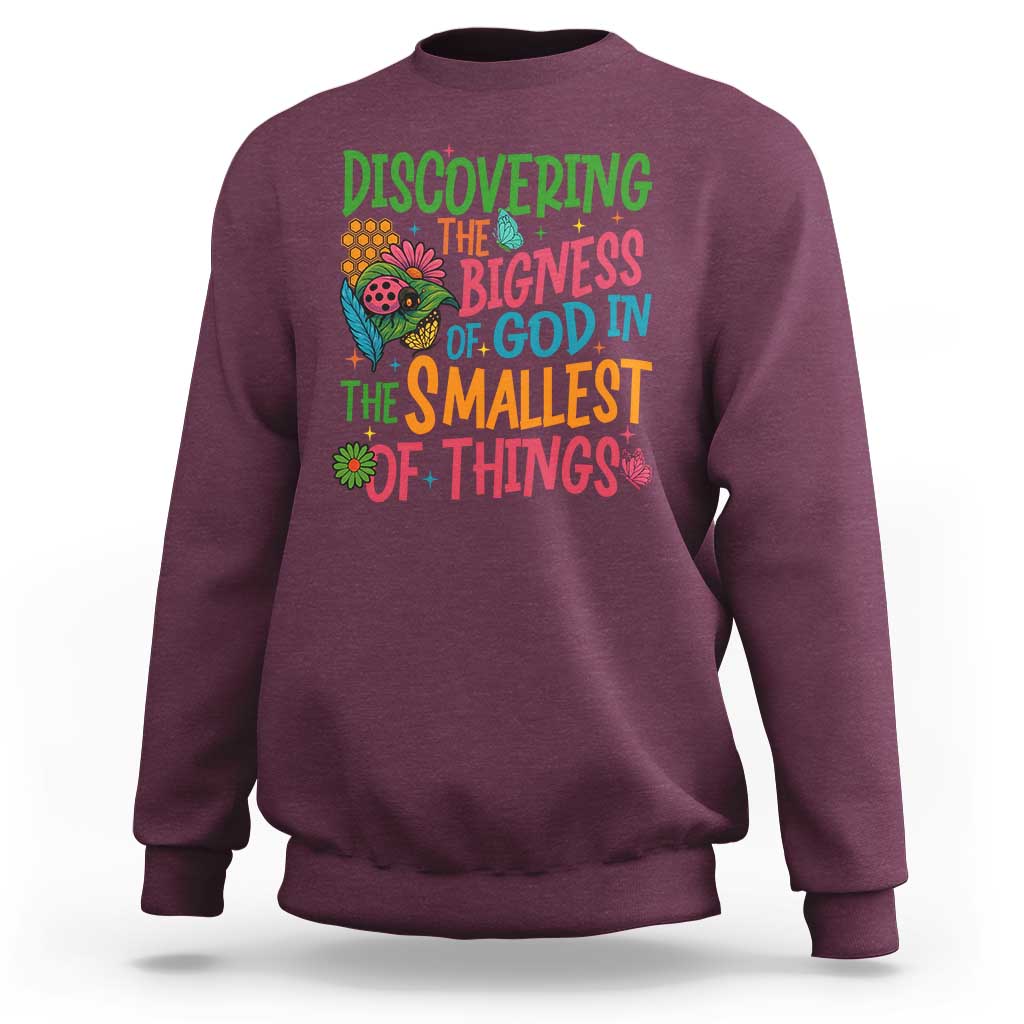 VBS 2025 Insects Adventure Sweatshirt Discovering the Bigness of God in the Smallest of Things - Wonder Print Shop