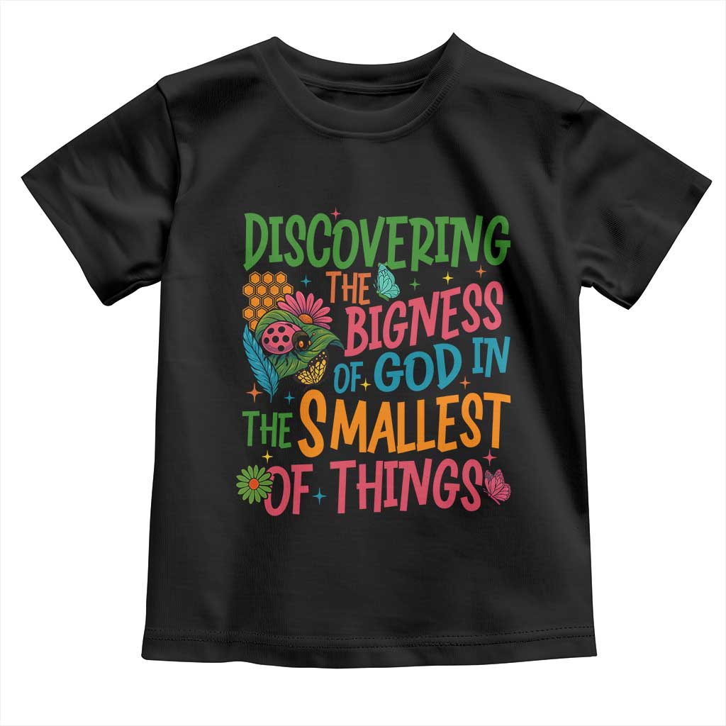 VBS 2025 Insects Adventure Toddler T Shirt Discovering the Bigness of God in the Smallest of Things - Wonder Print Shop