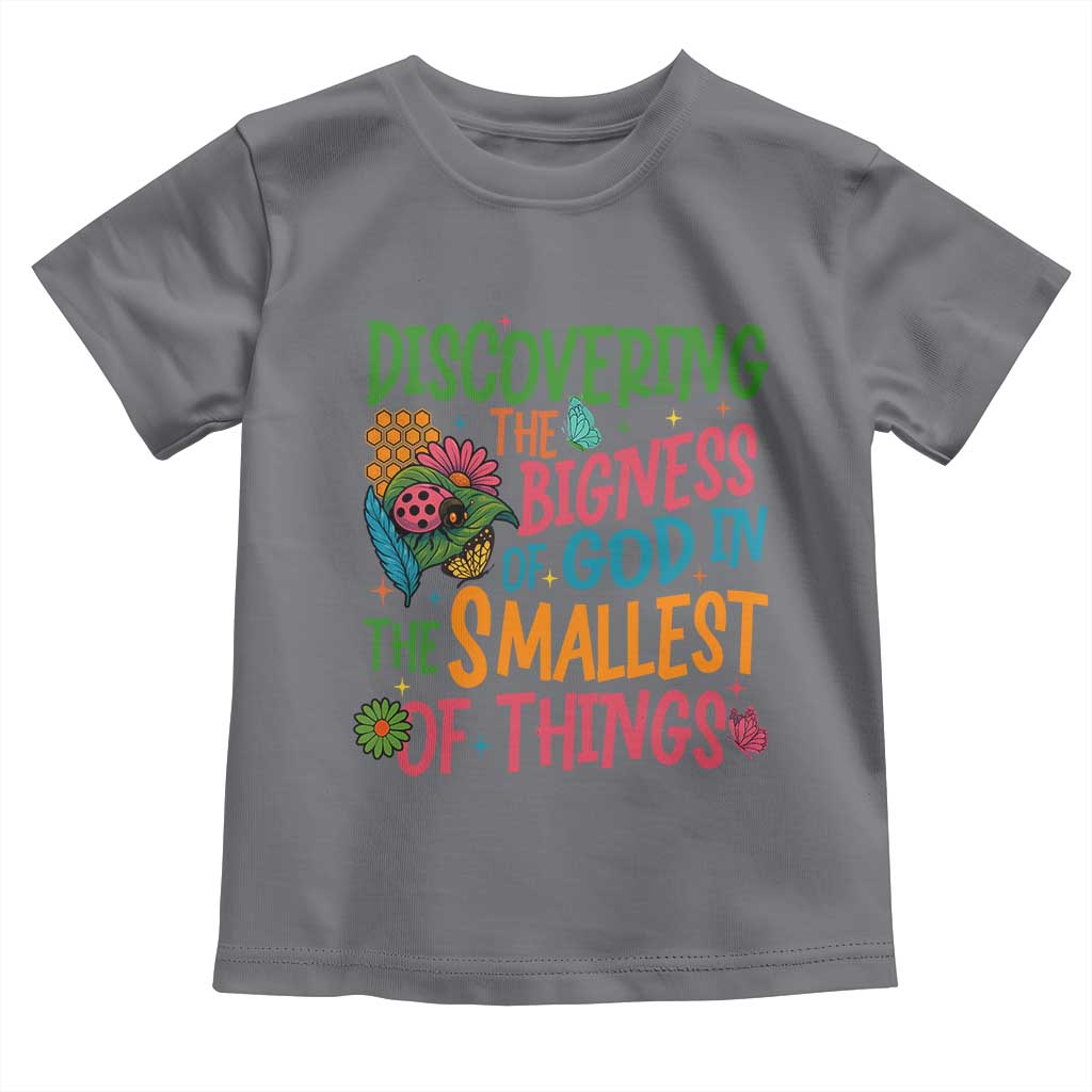 VBS 2025 Insects Adventure Toddler T Shirt Discovering the Bigness of God in the Smallest of Things - Wonder Print Shop