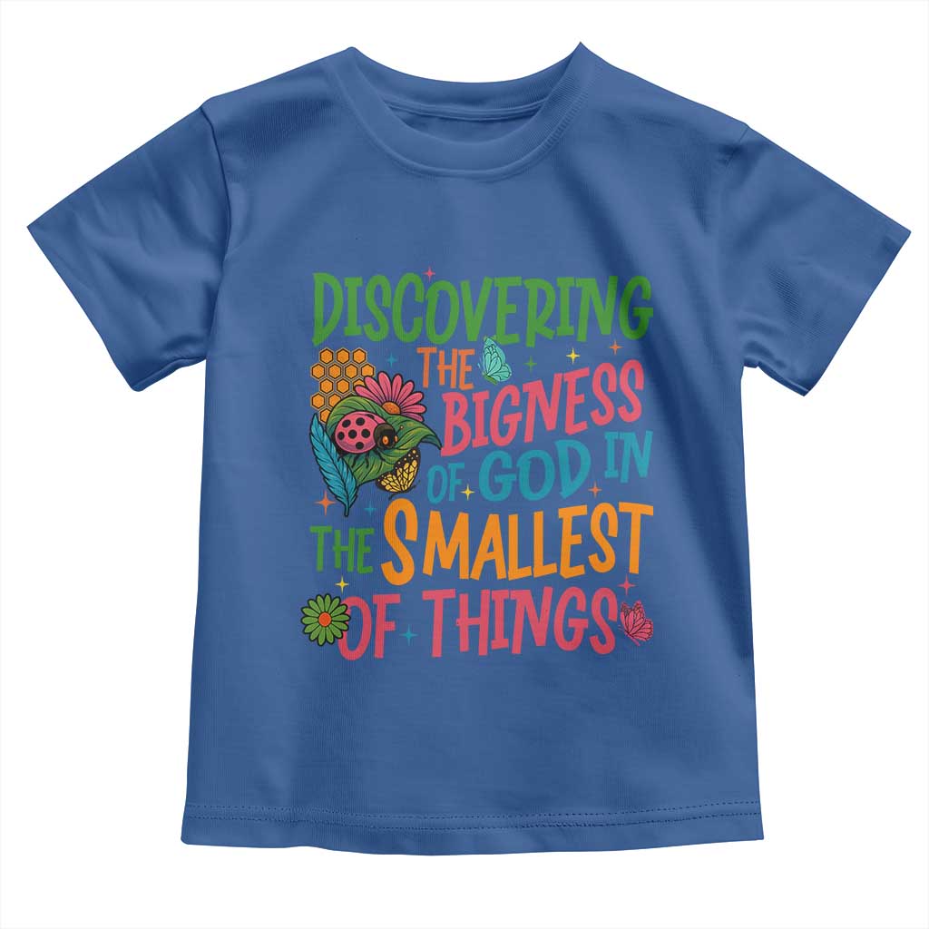 VBS 2025 Insects Adventure Toddler T Shirt Discovering the Bigness of God in the Smallest of Things - Wonder Print Shop