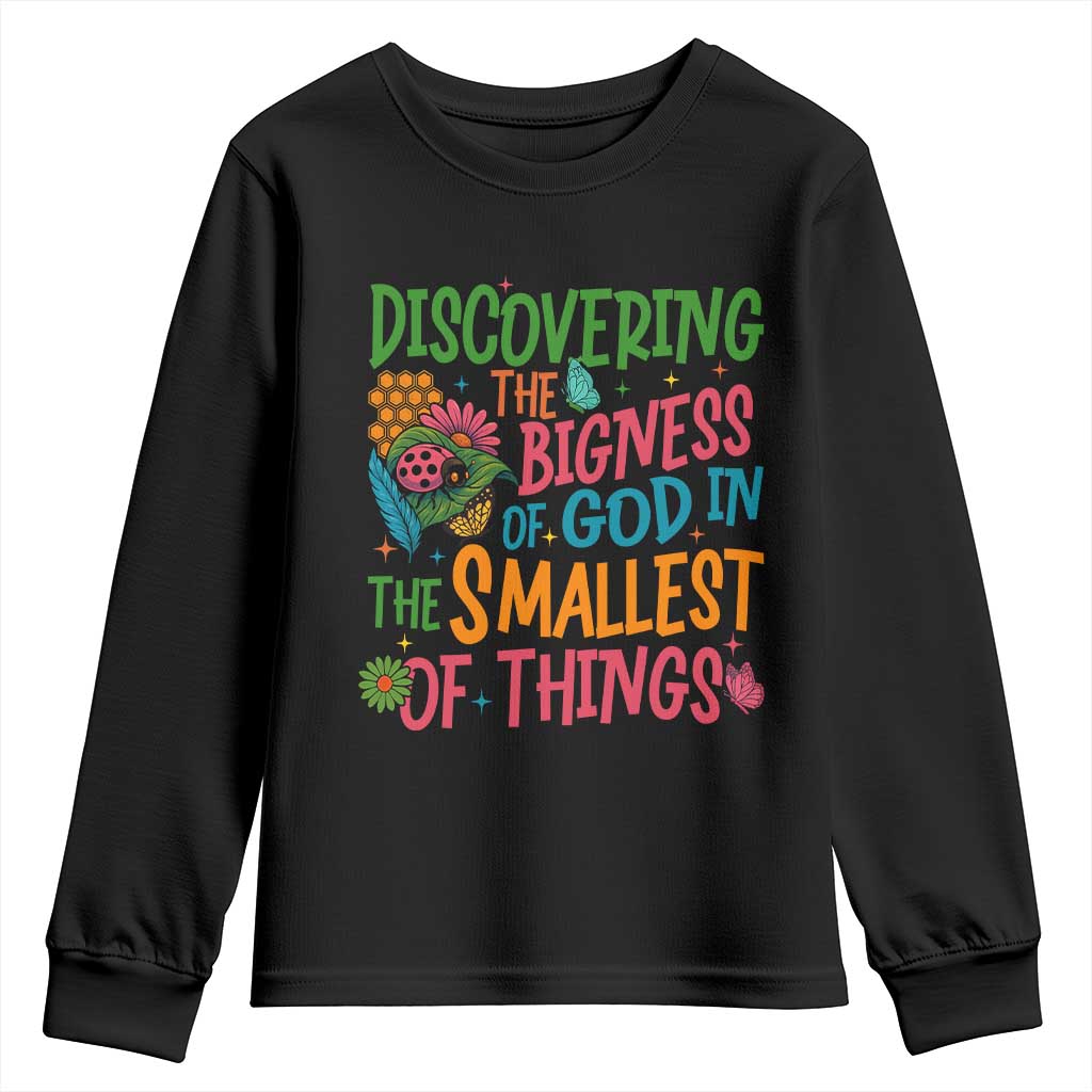 VBS 2025 Insects Adventure Youth Sweatshirt Discovering the Bigness of God in the Smallest of Things - Wonder Print Shop