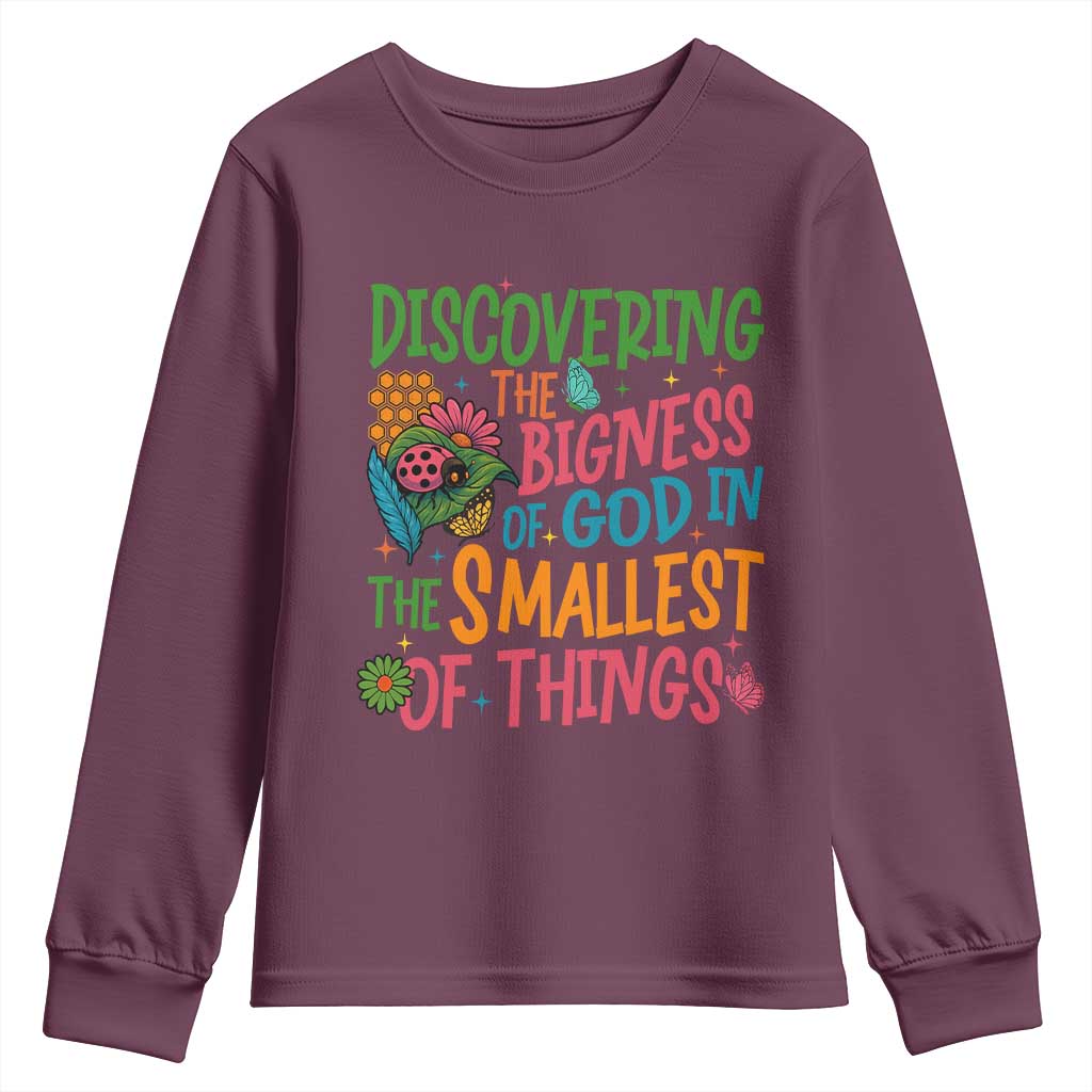 VBS 2025 Insects Adventure Youth Sweatshirt Discovering the Bigness of God in the Smallest of Things - Wonder Print Shop