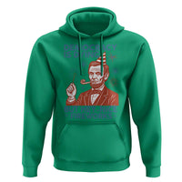Funny 4th of July Satire Hoodie Democracy Is Dying But Hey Nice Fireworks Abe Lincoln