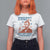 Funny 4th of July Satire T Shirt For Women Democracy Is Dying But Hey Nice Fireworks Abe Lincoln