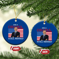 Obama Still Missed Ceramic Ornament Patriotic Tribute for June 14 - Wonder Print Shop