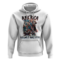 Patriotic Horror Mashup Hoodie America Killing It Since 1776