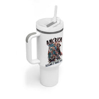 Patriotic Horror Mashup Tumbler With Handle America Killing It Since 1776