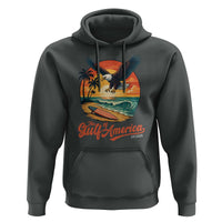 Gulf of America 2025 Bald Eagle Hoodie Vintage Patriotic Beach Sunset 4th Of July - Wonder Print Shop