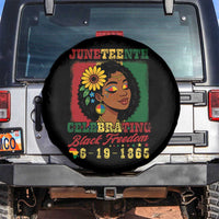 Juneteenth 1865 Black Freedom Celebration Spare Tire Cover Afrocentric Pride Melanin Girl