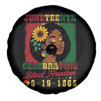 Juneteenth 1865 Black Freedom Celebration Spare Tire Cover Afrocentric Pride Melanin Girl