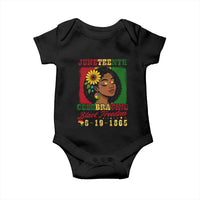 Juneteenth 1865 Black Freedom Celebration Baby Onesie Afrocentric Pride Melanin Girl