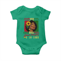 Juneteenth 1865 Black Freedom Celebration Baby Onesie Afrocentric Pride Melanin Girl