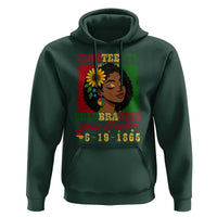 Juneteenth 1865 Black Freedom Celebration Hoodie Afrocentric Pride Melanin Girl