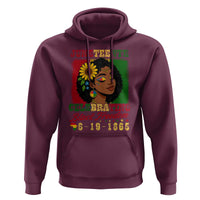 Juneteenth 1865 Black Freedom Celebration Hoodie Afrocentric Pride Melanin Girl