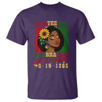 Juneteenth 1865 Black Freedom Celebration T Shirt Afrocentric Pride Melanin Girl